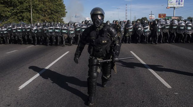 Gendarmería Nacional, fiel a su rol represivo a lo largo la historia