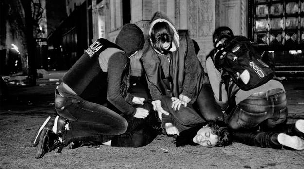Represión y detenciones en la marcha por Maldonado: como quería el gobierno