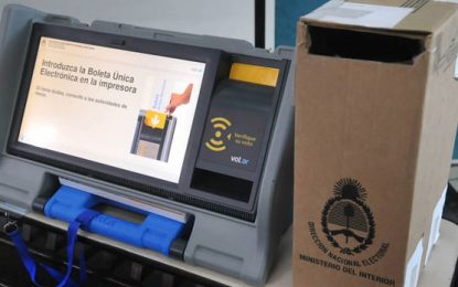 En año electoral, seguir repensando el voto electrónico