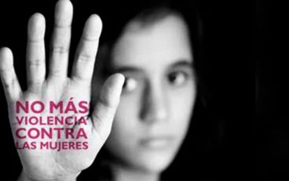Violencia contra la mujer es terrorismo también