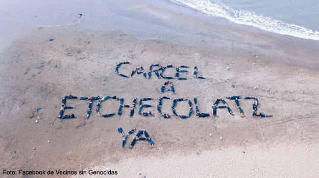 Los vecinos le ponen el cuerpo: “Cárcel a Etchecolatz ya”