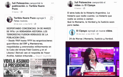Repudio a las expresiones negacionistas de la psicóloga Julia Palavecino