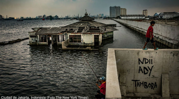 El mar empieza a tragar territorios por efecto del cambio climático