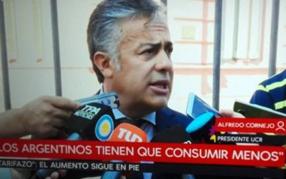 Fiel a su amo, Cornejo hocicó en Baires