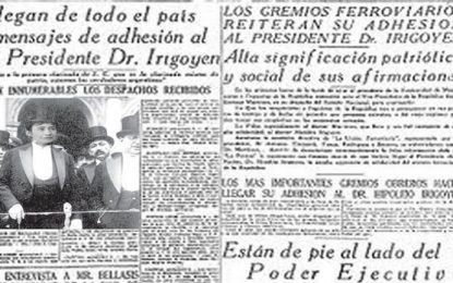 El “Diario de Irigoyen” y la imprescindible colegiación
