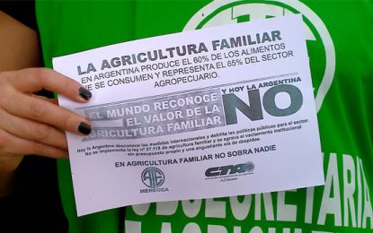 Los despidos en Agricultura Familiar se sienten en territorio, aunque al gobierno le cueste creerlo