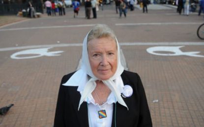 Nora Cortiñas: «voy a apostatar»