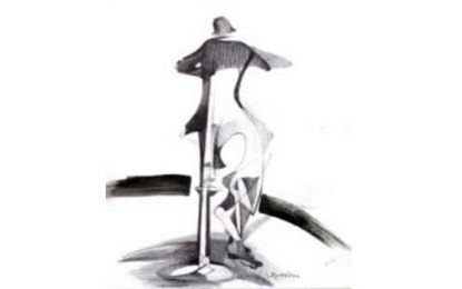 El hombre de la pata de mesa