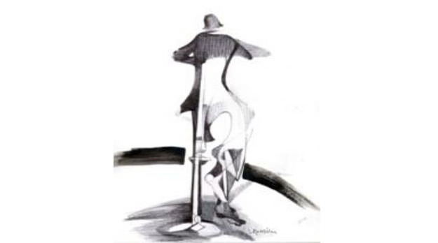 El hombre de la pata de mesa