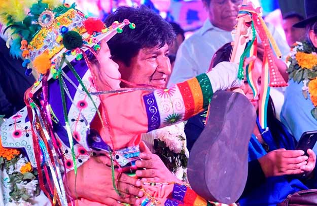 Evo, de local en Argentina para reconstruir la Patria Grande