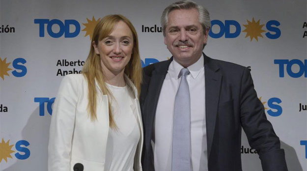 En Mendoza Alberto y Anabel reiteraron gestos amistosos … pero