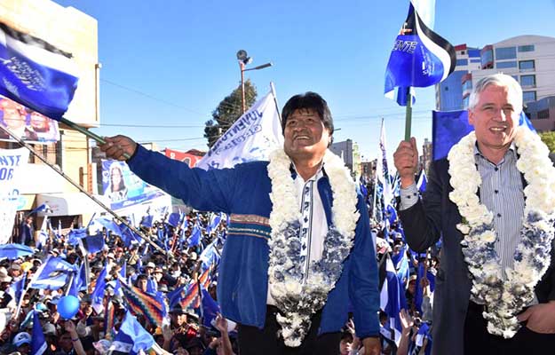 La yunta Evo y Álvaro, el liderazgo histórico