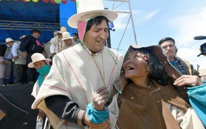 La Bolivia profunda sostiene a Evo y al proceso de cambio