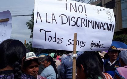Bolivia regida por un gobierno racista