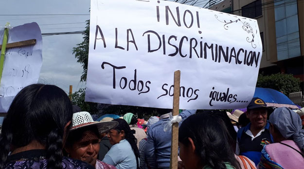 Bolivia regida por un gobierno racista