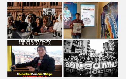 Lxs 30.000 y el Seba Moro: PRESENTES!