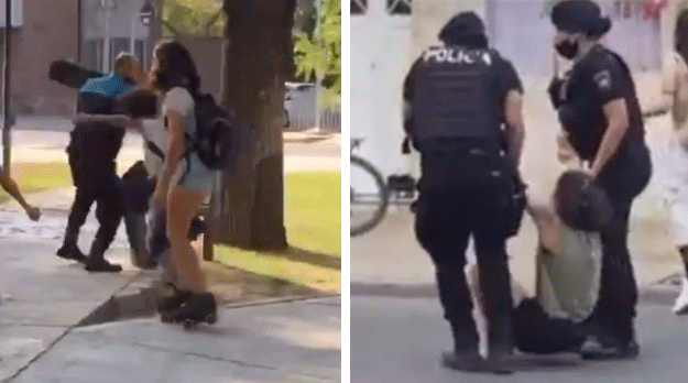 Grave represión a jóvenes en Ciudad