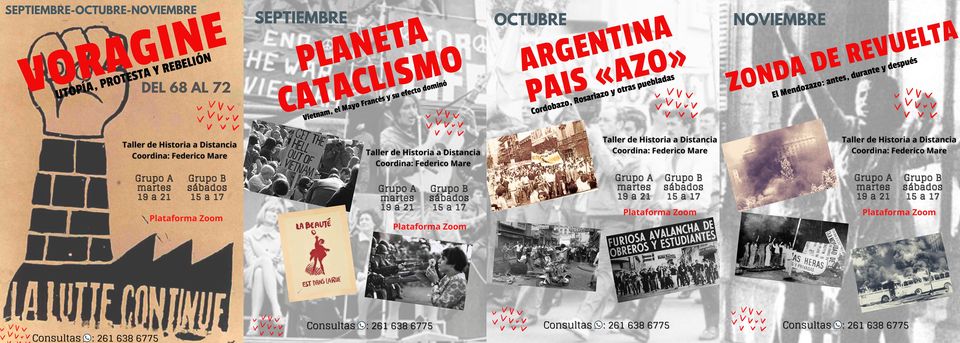 Taller de historia a distancia: Cuatro años que conmovieron al mundo