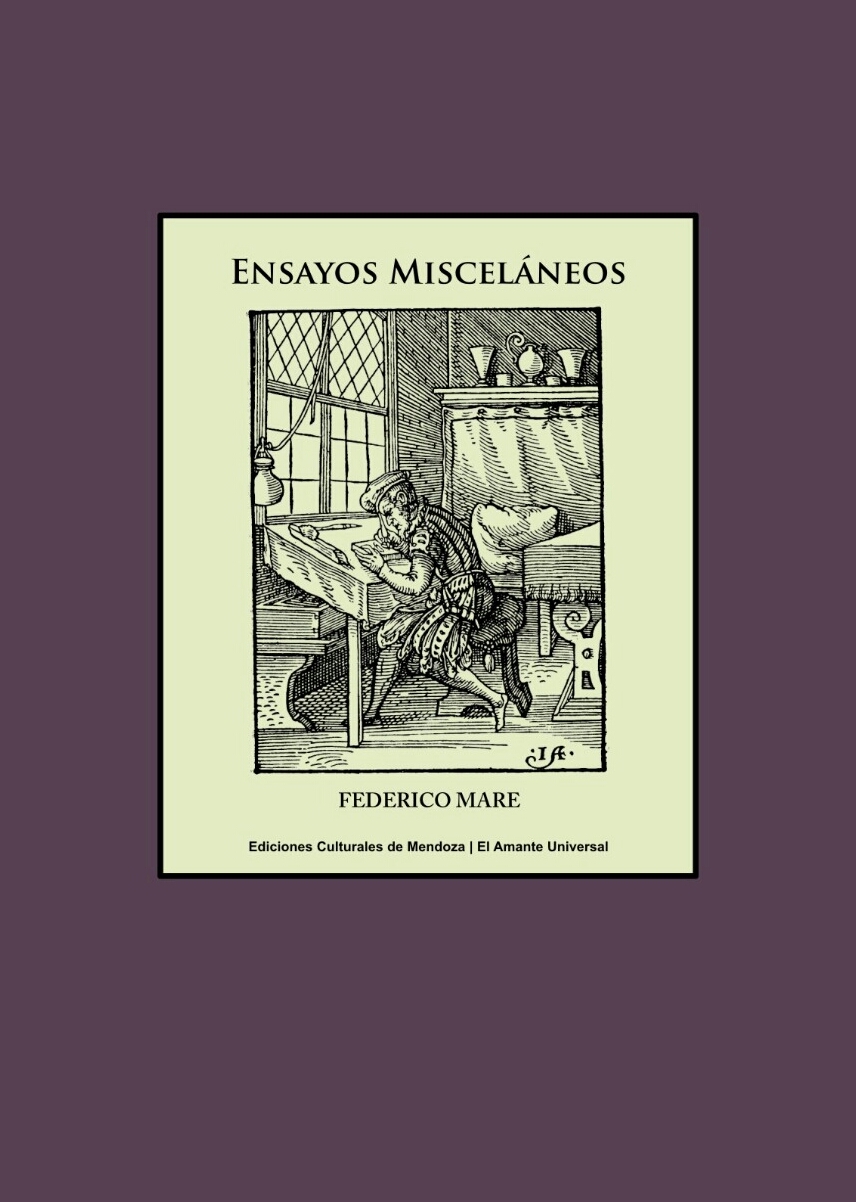 Federico Mare y una serie de ensayos sobre diversos temas que está a punto de convertirse en libro