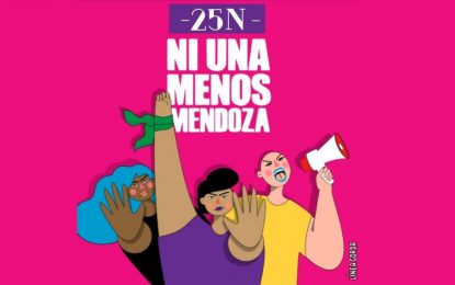 Hoy Mendoza marcha en la Convocatoria 25N Niunamenos
