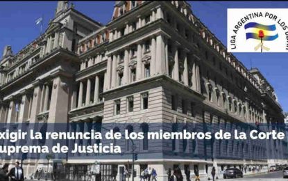 Marchemos este 1 de febrero de 2022 para exigir la renuncia de los miembros de la Corte de Justicia